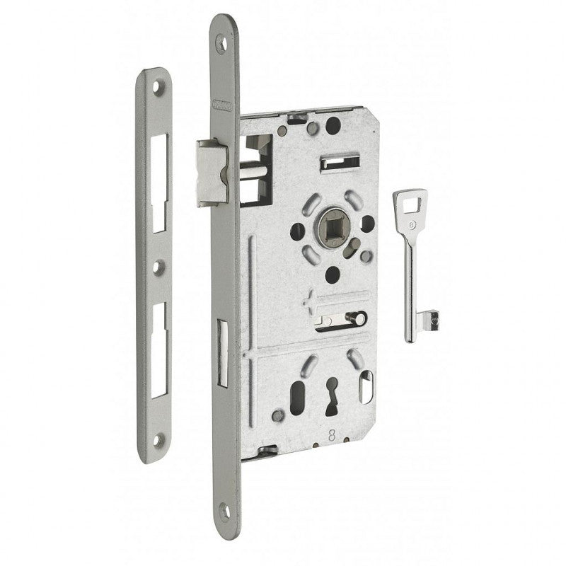  Serrure à Encastrer Pdt 1/2 T Entraxe 72 Mm Droite 1 Clé 55002