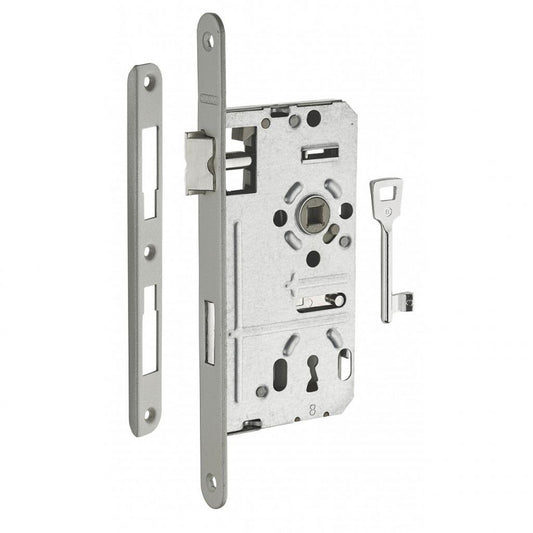  Serrure à Encastrer Pdt 1/2 T Entraxe 72 Mm Droite 1 Clé 55002