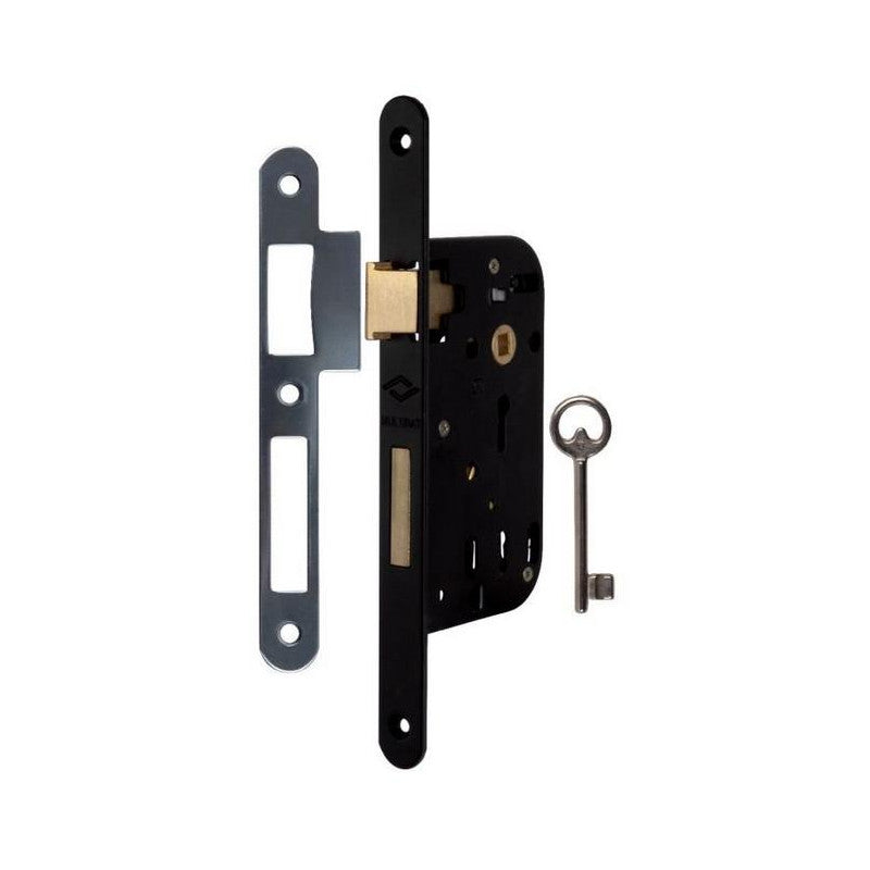  Serrure à Larder Axe 50 Mm à Bouts Ronds Clé L Droite Multibat Standar