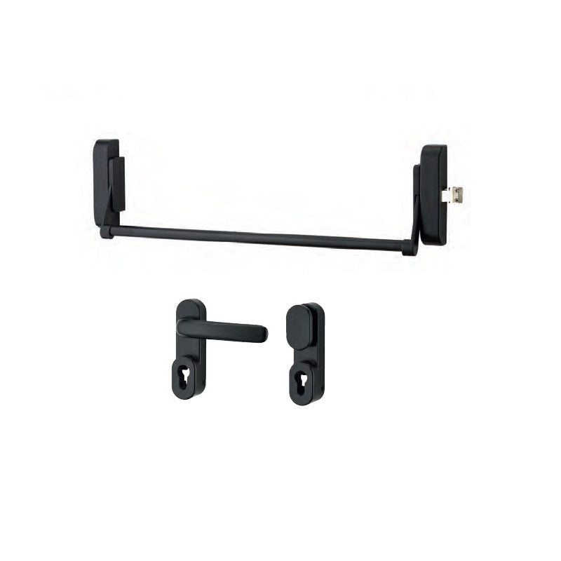  Serrure Anti-panique 1 Point Latéral Réversible Laqué Blanc Porte Maxi