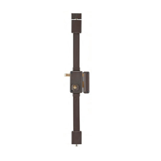  Serrure BELUGA Marron CR TRANSIT 2 à Tirage 75x130mm Gauche 4 Clés