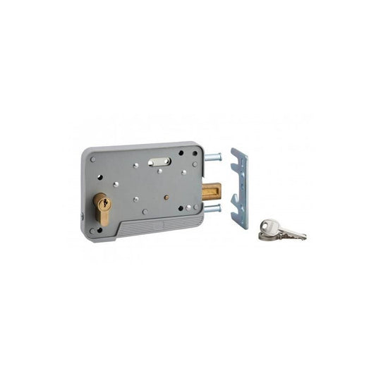  Serrure De Sûreté Cylindré 30x10 3 Clés Réversibles Pour Porte Bois Ou