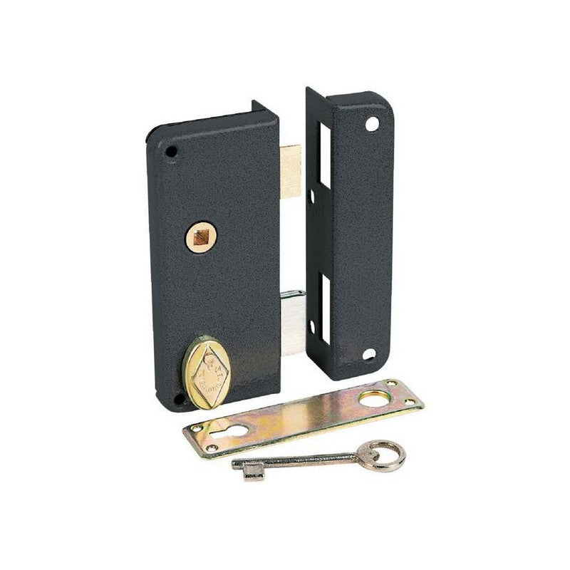  Serrure En Applique à Fouillot Extra-plate 446 Axe 40 Mm Gauche