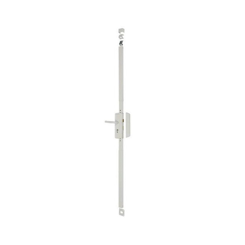  Serrure En Applique Blanc à Fouillot VIGISTYL STD Axe 50mm Réversible