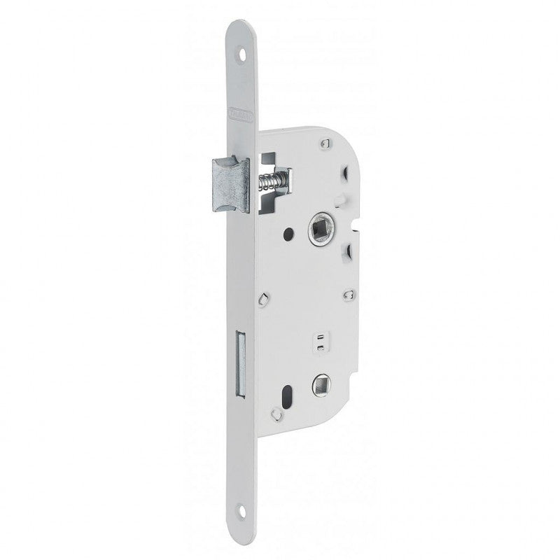  Serrure Encastrer 40mm Condamnation Blanc Droite 81111