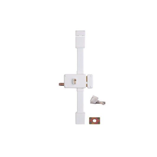  Serrure HORGA Blanche CP TRANSIT 2 à Tirage 88x140mm Gauche 4 Clés Por