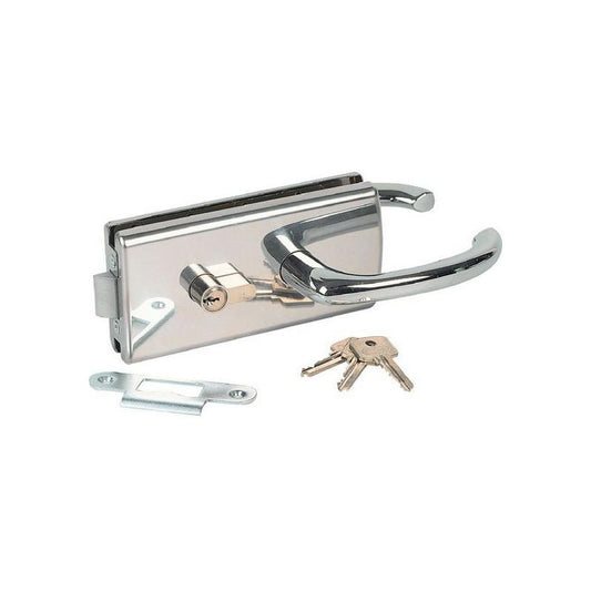  Serrure Lagune 4300 Chromé Brillant Clé Réversible