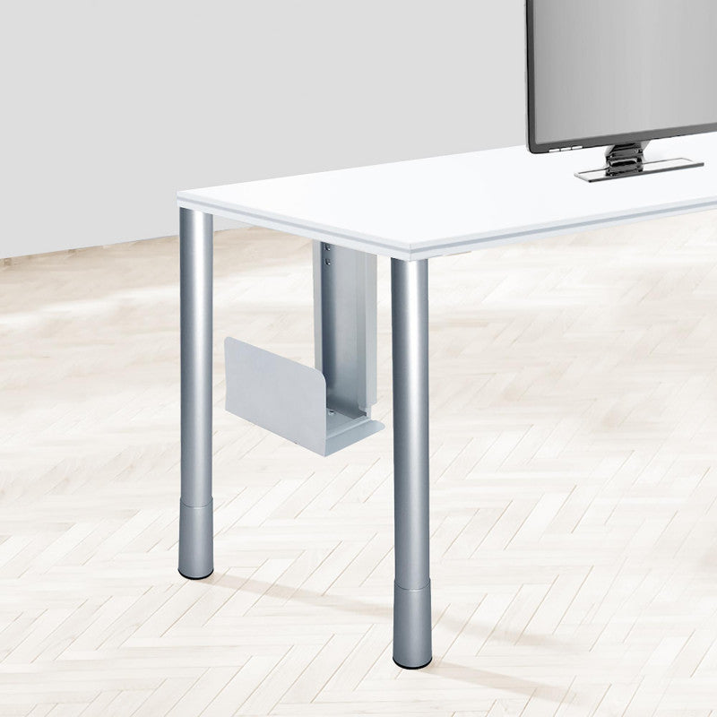  Emuca - Support En Acier Pour Unité Centrale CPU Charge Maxi 12kg Finition Aluminium - 6216925