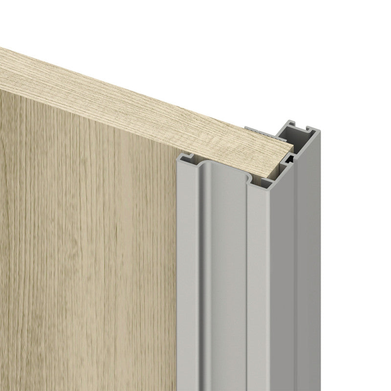  Système Coulissant Emuca Placard 90 Pour Armoire 2 Portes Anodisé Mat