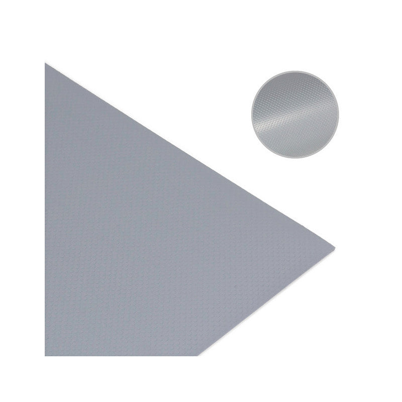  Tapis Antidérapant Emuca Effet Textile 2000x48cm Gris Anthracite