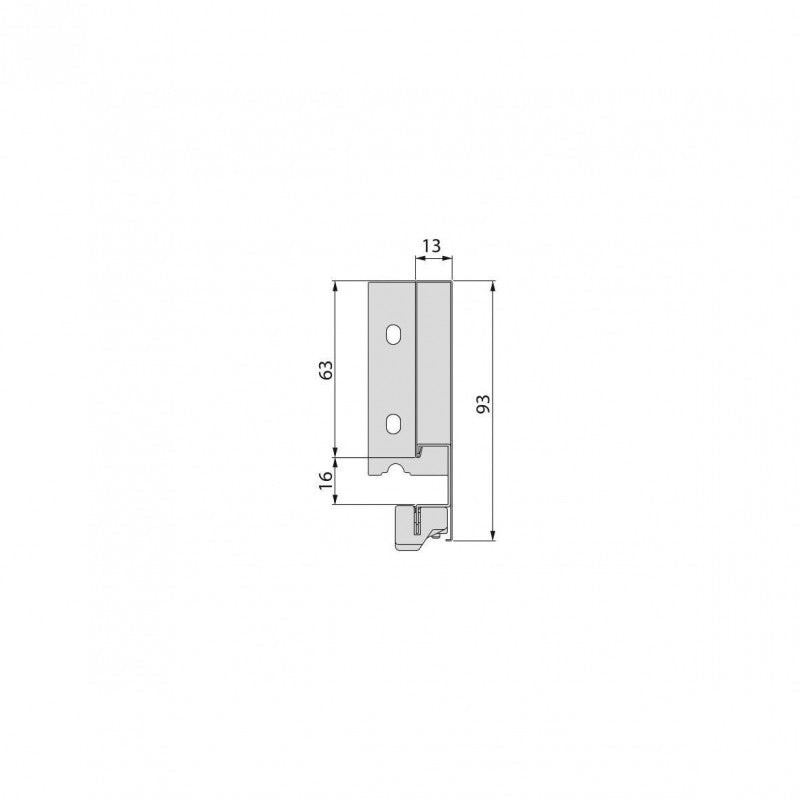  Tiroir Extérieur 3170235 Vertex En Acier Gris Anthracite