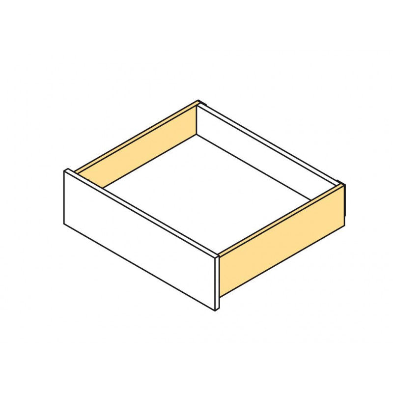  Emuca - Tiroir Extérieur Concept 138x500mm Charge 50kg Acier Blanc - 3115812