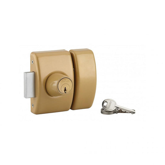  Verrou De Porte DESIGN 5 Goupilles 50 Mm Bronze 3 Clés 72525